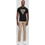 Guess Erkek Siyah Üçgen Logolu T-Shirt