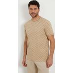 Guess Erkek Tamamı 4G Logolu T-Shirt