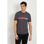 Guess Erkek Tamamı Logolu T-shirt
