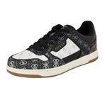 GUESS Erkek Tirry Sneaker, Siyah Logo Multi 001, 41 EU