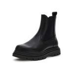 Guess Fergie Deri Bot, 45, P61837S1050, Siyah, Erkek