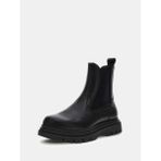 Guess Fergie Erkek Siyah Deri Bot Kısa Topuklu Platform Tasarım Rahat Tabanlı FMFFERLEA10-BLACK