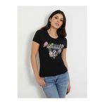 Guess Floral Triangl Kadın Slim Fit T-shirt