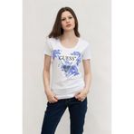 Guess Flower Kadın Slim Fit T-Shirt