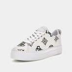 Guess Gianele Peony Logo White Black Erkek Sneaker