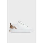 Guess Gianele4 Logolu Sneaker Ayakkabı FLPGN4ELE12WHITE Kadın Ayakkabı Flpgn4 ELE12 Whıte - Beyaz - Kahverengi