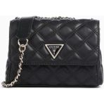 Guess Giully Mini 2 Kapaklı Kadın Omuz Çantası - Black