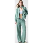 Guess Gj Düşük Omuzlu Scuba Eşofman Kadın Yeşil Sweatshirt W6rq10kd122-G8fd