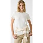 Guess Gj Kısa Kollu Bisiklet Yaka Normal Kesim Yıldız Nakışlı Kadın Krem T-Shirt W6rı18j1314-G053