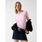Guess Gj Kısa Kollu Bisiklet Yaka Normal Kesim Yıldız Nakışlı Kadın Pembe T-Shirt W6rı18j1314-G65f