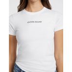 Guess Gj Ss Cn Kadın Slim Fit T-Shirt, Beyaz, M