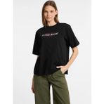 Guess Gj Ss Cn Os Kadın Siyah Oversize Fit T-Shirt W4YI08K8HM0-JBLK