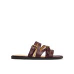 Guess Grayden Kadın Deri Terlik, Kahverengi, 39 Beden