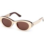Guess GU00261H 25E 52 Kadın Güneş Gözlüğü - Krem