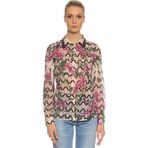 Guess GU71W64H55W70Q0 Pembe Yeşil Kadın Gömlek
