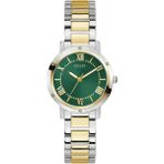 Guess GUGW0404L5 Kadın Kol Saati Çelik Malzeme 3 ATM Suya Dayanıklı Yeşil Kadran - Altın - Gümüş