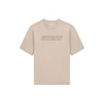 Guess GUSTAVE CN SS T-SHIRT Pamuklu Tişört, XL, Z6GI01K2835-G9I0, Bej, Erkek