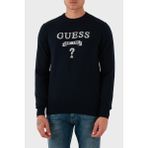 Guess Hammond Logo Işlemeli Yün Karışımlı Regular Fit Kazak M5YR00Z0122 Erkek Kazak M5YR00 Z0122 G7V2 - Lacivert