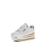 Guess Hansin4 kadın spor ayakkabısı, Beyaz Platin, 38 EU