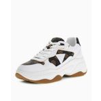 Guess Hapyy Monogram Logo Detaylı Sneaker - White Brown / 39