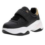 Guess Helinn Logolu Kalın Tabana Sneaker Ayakkabı FLFHNNELE12 Bayan AYAKKABI FLFHNN ELE12 BLKGO