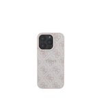Guess iPhone 15 Pro Max Logolu Magsafe Uyumlu Pembe Telefon Kılıfı