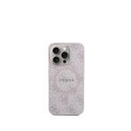 Guess Iphone 15 Pro Max Magsafe Uyumlu 4g Pembe Desenli Kılıf