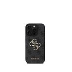 Guess iPhone 16 Pro 4G Logolu Uyumlu Siyah Telefon Kılıfı