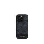 Guess iPhone 16 Pro Siyah Şerit Logolu Telefon Kılıfı