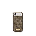 Guess iPhone 17 Air 4G Serisi Metal Plakalı Klasik Logolu Magsafe Uyumlu Telefon Kılıfı