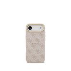 Guess iPhone 17 Air Pembe Magsafe Uyumlu Gold Logolu Telefon Kılıfı