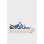 Guess Issah Logolu Bağcıklı Sneaker Ayakkabı FLPISSFAL12 Bayan Ayakkabı Flpıss FAL12 Denım - Mavi
