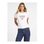 Guess Jeans Kadın Beyaz Slim Fit T-Shirt W4YI04J1314-G011