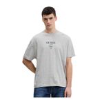 Guess Jeans Yuvarlak Yaka Düz T-Shirt, L, 5003336435, Gri, Erkek