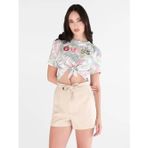 Guess Jersey Regular Fit Kadın Crop T-Shirt W6GI09K3024