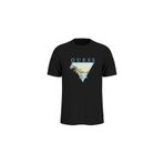Guess Jersey Regular Fit T-Shirt, L, M6GI49K3584, Siyah, Erkek