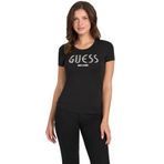 Guess Jersey Slim Fit T-Shirt, XS, W5YI05J1314, Siyah, Kadın