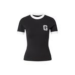 Guess Jersey Slim Fit T-Shirt, XS, W6RI31J1314, Siyah, Kadın