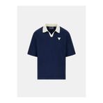 Guess Jhonny Erkek Polo Yaka T-shirt, Mavi, L Beden