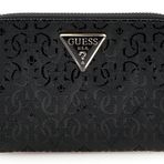 GUESS Kadın Adelard Slg Medium Fermuarlı El Çantası Siyah, SİYAH, Tek Beden, Adelard Slg Medium Fermuarlı, Siyah/şeffaf zevk, one size, Adelard Slg Orta Boy Fermuar