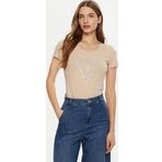 Guess Kadın Bej T-shirt