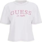 Guess Kadın Beyaz Crop T-Shirt