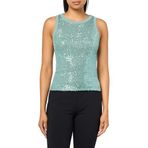 Guess Kadın Bisiklet Yaka T-Shirt, Yeşil, S Beden