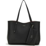 Guess Kadın Brenton Tote Omuz Çantası %100 Poliüretan Siyah Şık Görünüm ve Ergonomik Tasarım