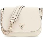 Guess Kadın Fedora Flap Shoulder Bags Omuz Çantası - Krem - Ekru