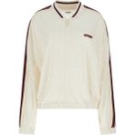 Guess Kadın Jacquard Aktif Bomber Ceket - Krem - XS