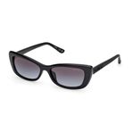 GUESS Kadın Kadın GU00156-H01B55 Güneş Gözlüğü Parlak Siyah, Parlak siyah., 55