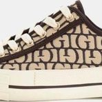 Guess Kadın Kahverengi Carey Logolu Sneaker