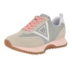 GUESS Kadın Kefalet Sneaker, Açık Yeşil/Beyaz 330, 37 EU
