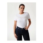Guess Kadın Marciano Beyaz Logolu T-shirt